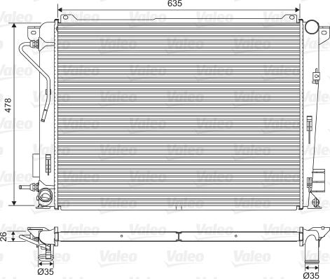 Valeo 701600 - Hladnjak, hladjenje motora www.molydon.hr