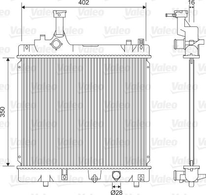 Valeo 701614 - Hladnjak, hladjenje motora www.molydon.hr