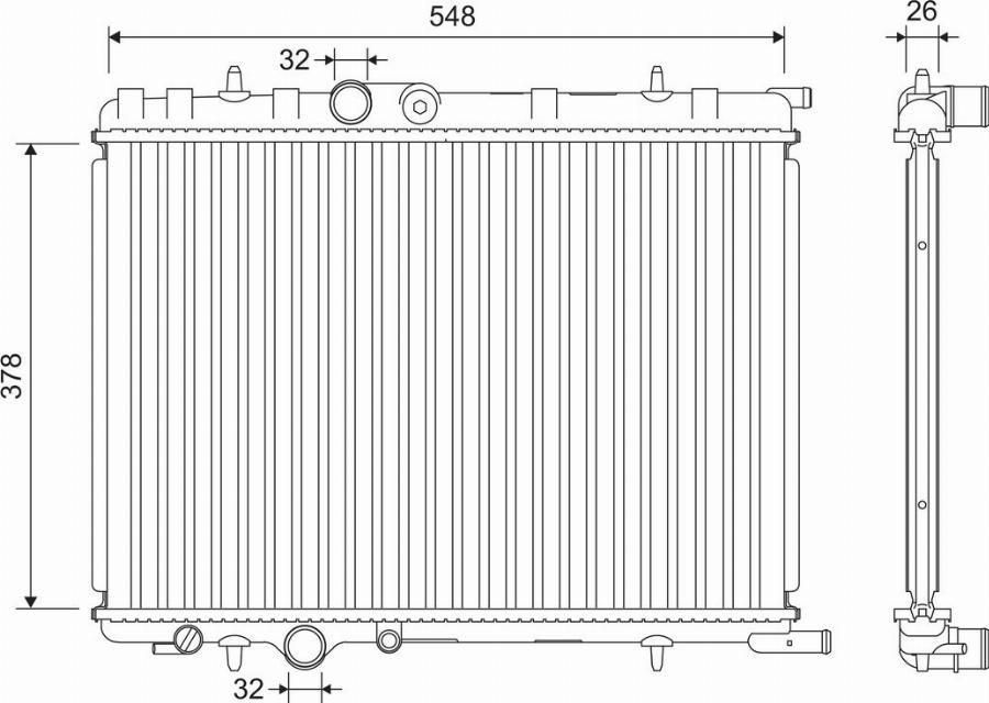 Valeo 701190 - Hladnjak, hladjenje motora www.molydon.hr