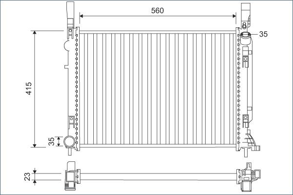 Valeo 701157 - Hladnjak, hladjenje motora www.molydon.hr