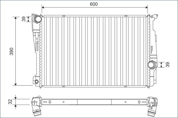 Valeo 701162 - Hladnjak, hladjenje motora www.molydon.hr