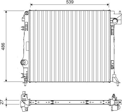 Valeo 701108 - Hladnjak, hladjenje motora www.molydon.hr