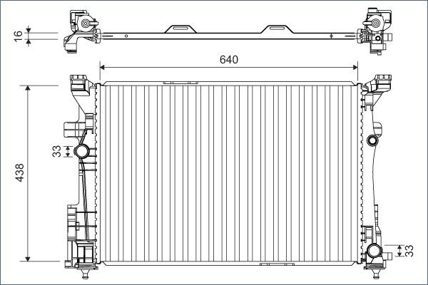 Valeo 701133 - Hladnjak, hladjenje motora www.molydon.hr