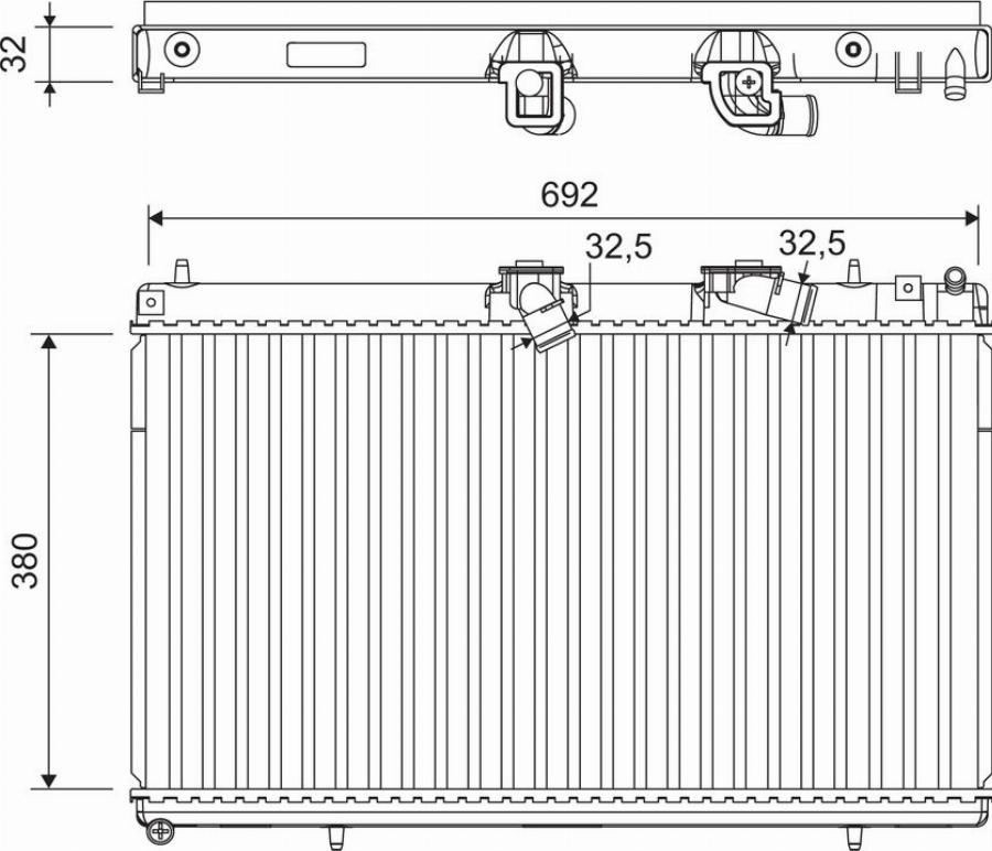 Valeo 701214 - Hladnjak, hladjenje motora www.molydon.hr