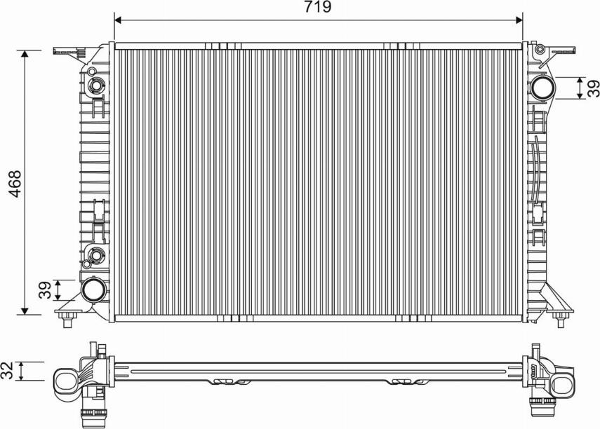 Valeo 701228 - Hladnjak, hladjenje motora www.molydon.hr