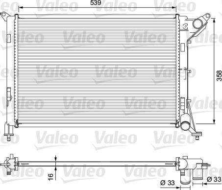 Valeo 701730 - Hladnjak, hladjenje motora www.molydon.hr