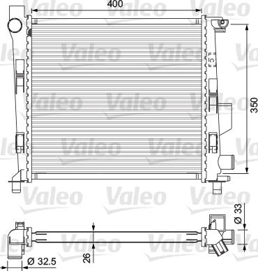 Valeo 701724 - Hladnjak, hladjenje motora www.molydon.hr