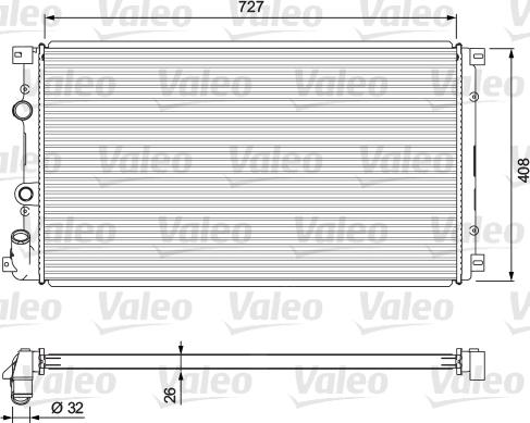 Valeo 701725 - Hladnjak, hladjenje motora www.molydon.hr