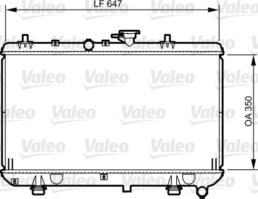 Valeo 734966 - Hladnjak, hladjenje motora www.molydon.hr