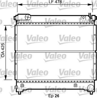 Valeo 734918 - Hladnjak, hladjenje motora www.molydon.hr