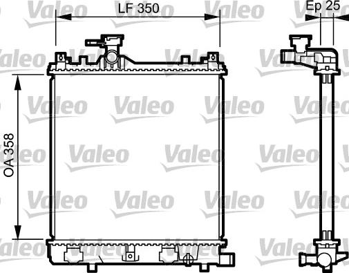 Valeo 734917 - Hladnjak, hladjenje motora www.molydon.hr