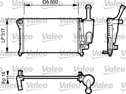 Valeo 734923 - Hladnjak, hladjenje motora www.molydon.hr