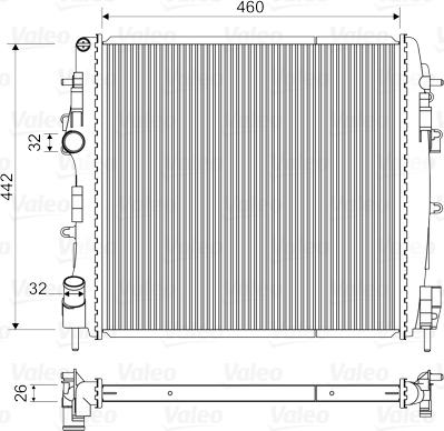 Valeo 734922 - Hladnjak, hladjenje motora www.molydon.hr