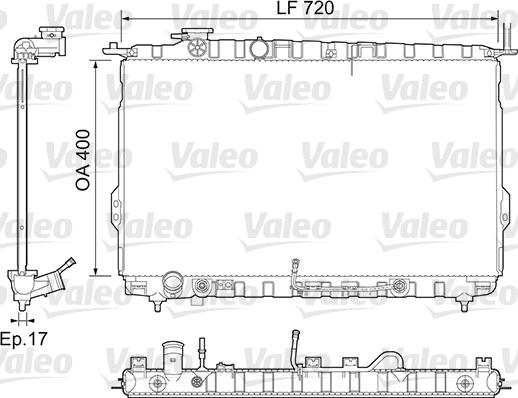 Valeo 734974 - Hladnjak, hladjenje motora www.molydon.hr