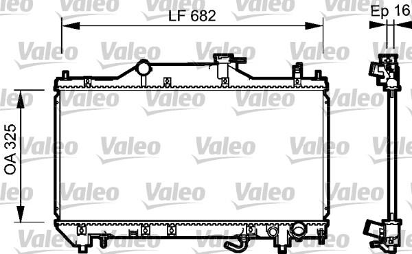 Valeo 734490 - Hladnjak, hladjenje motora www.molydon.hr