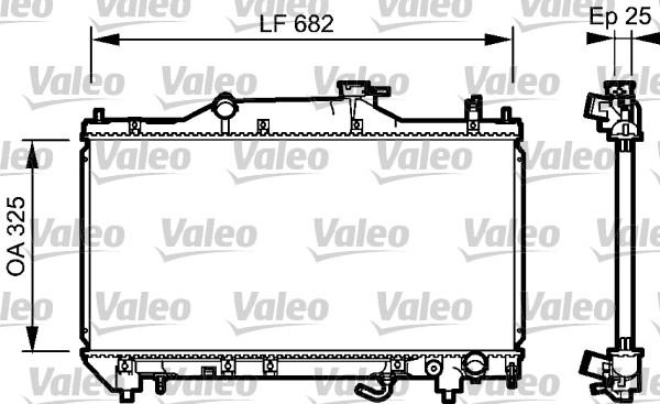 Valeo 734491 - Hladnjak, hladjenje motora www.molydon.hr