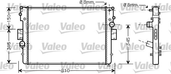 Valeo 734449 - Hladnjak, hladjenje motora www.molydon.hr