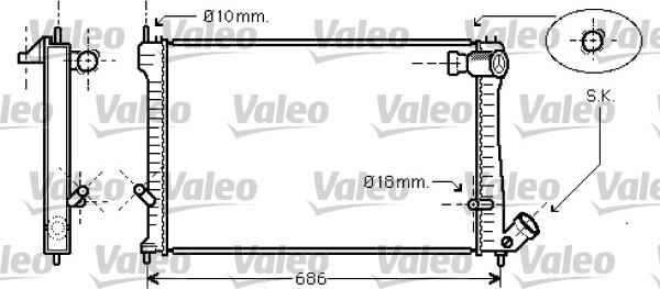 Valeo 734455 - Hladnjak, hladjenje motora www.molydon.hr