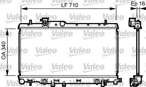 Valeo 734465 - Hladnjak, hladjenje motora www.molydon.hr