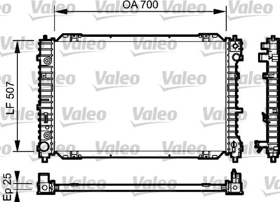 Valeo 734468 - Hladnjak, hladjenje motora www.molydon.hr