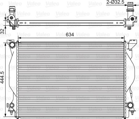 Valeo 734419 - Hladnjak, hladjenje motora www.molydon.hr