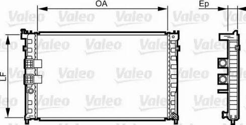 Valeo 734411 - Hladnjak, hladjenje motora www.molydon.hr