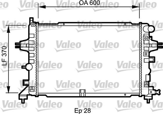 Valeo 734432 - Hladnjak, hladjenje motora www.molydon.hr