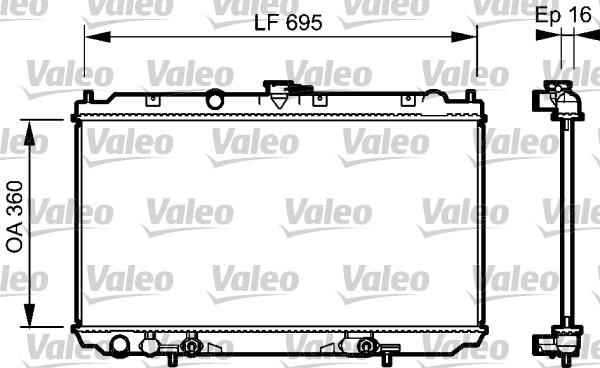 Valeo 734473 - Hladnjak, hladjenje motora www.molydon.hr