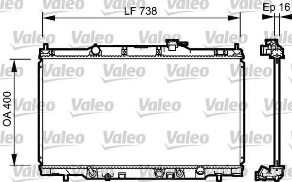 Valeo 734477 - Hladnjak, hladjenje motora www.molydon.hr