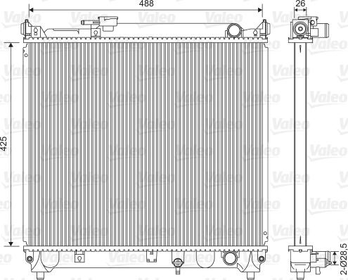 Valeo 734662 - Hladnjak, hladjenje motora www.molydon.hr