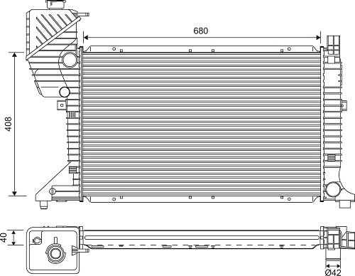 Valeo 734689 - Hladnjak, hladjenje motora www.molydon.hr