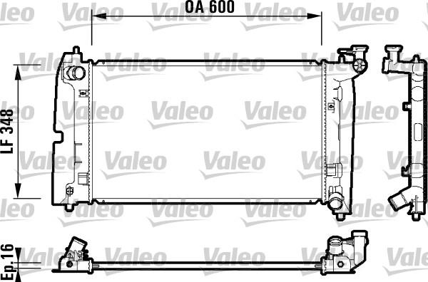 Valeo 734199 - Hladnjak, hladjenje motora www.molydon.hr