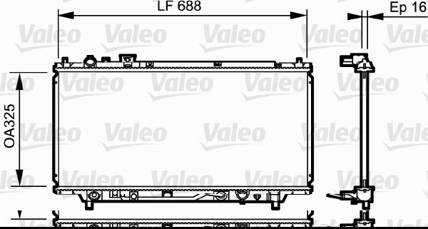 Valeo 734195 - Hladnjak, hladjenje motora www.molydon.hr