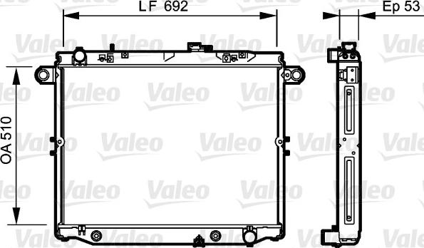 Valeo 734192 - Hladnjak, hladjenje motora www.molydon.hr