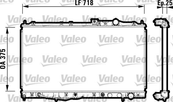 Valeo 734142 - Hladnjak, hladjenje motora www.molydon.hr