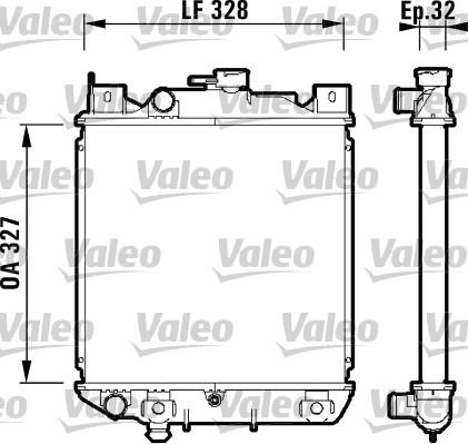 Valeo 734159 - Hladnjak, hladjenje motora www.molydon.hr