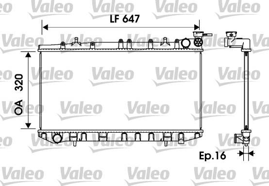 Valeo 734151 - Hladnjak, hladjenje motora www.molydon.hr