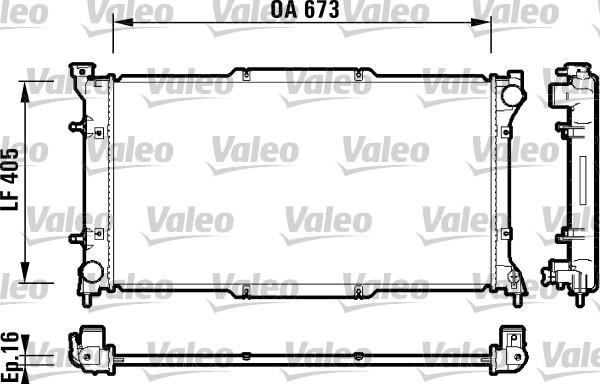 Valeo 734158 - Hladnjak, hladjenje motora www.molydon.hr