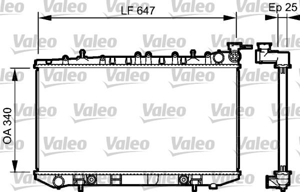 Valeo 734152 - Hladnjak, hladjenje motora www.molydon.hr