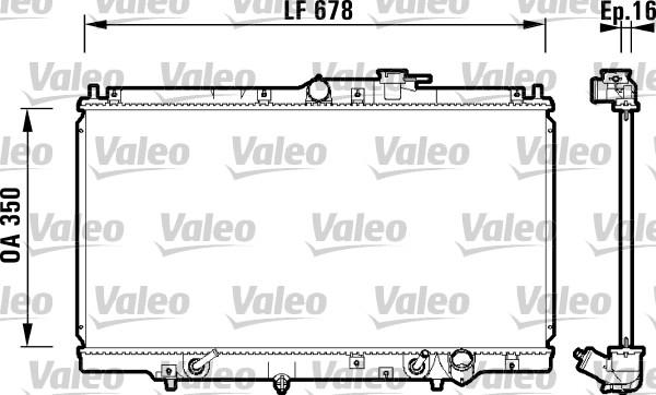 Valeo 734109 - Hladnjak, hladjenje motora www.molydon.hr