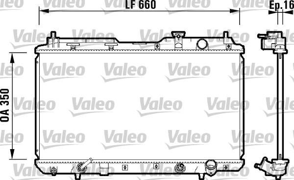 Valeo 734110 - Hladnjak, hladjenje motora www.molydon.hr