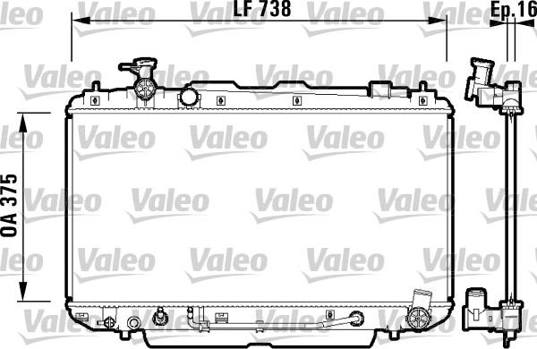 Valeo 734183 - Hladnjak, hladjenje motora www.molydon.hr