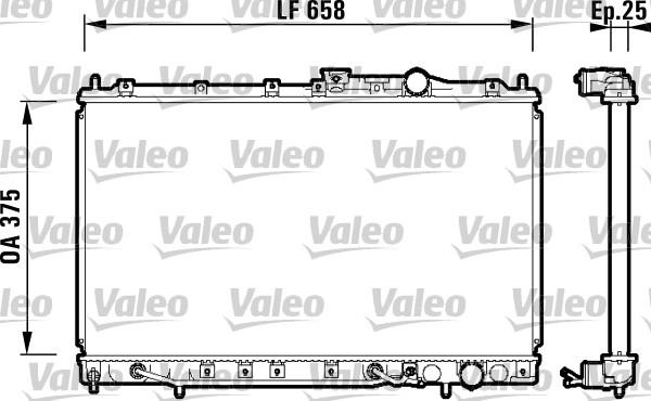 Valeo 734134 - Hladnjak, hladjenje motora www.molydon.hr