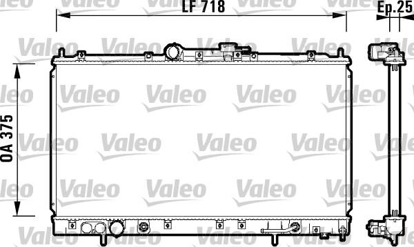 Valeo 734129 - Hladnjak, hladjenje motora www.molydon.hr