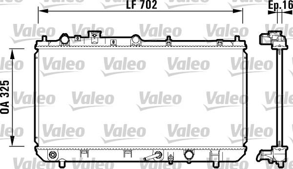 Valeo 734124 - Hladnjak, hladjenje motora www.molydon.hr