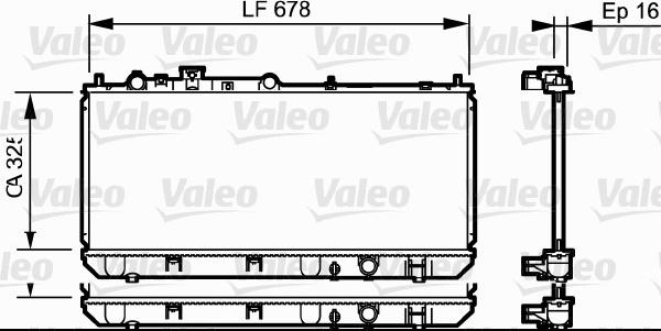 Valeo 734123 - Hladnjak, hladjenje motora www.molydon.hr