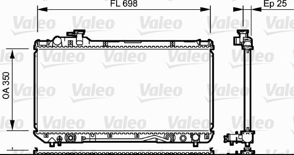 Valeo 734172 - Hladnjak, hladjenje motora www.molydon.hr