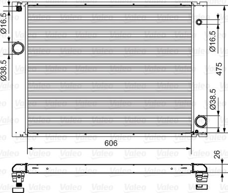 Valeo 734897 - Hladnjak, hladjenje motora www.molydon.hr