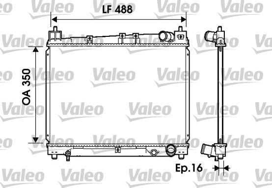 Valeo 734840 - Hladnjak, hladjenje motora www.molydon.hr