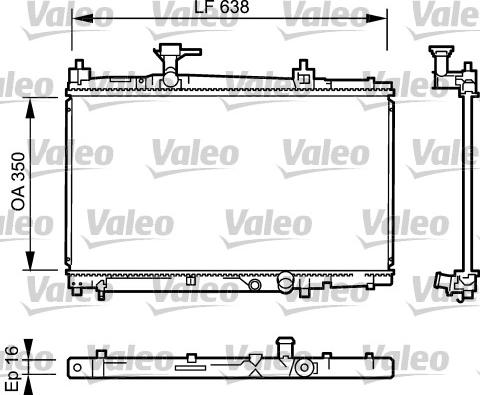 Valeo 734842 - Hladnjak, hladjenje motora www.molydon.hr